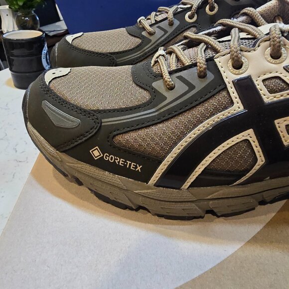 ASICS Gel-Venture 6 GORE-TEX Pepper / Black Coffee Mens Size 8 Trail Hiking NEW - Picture 3 of 16